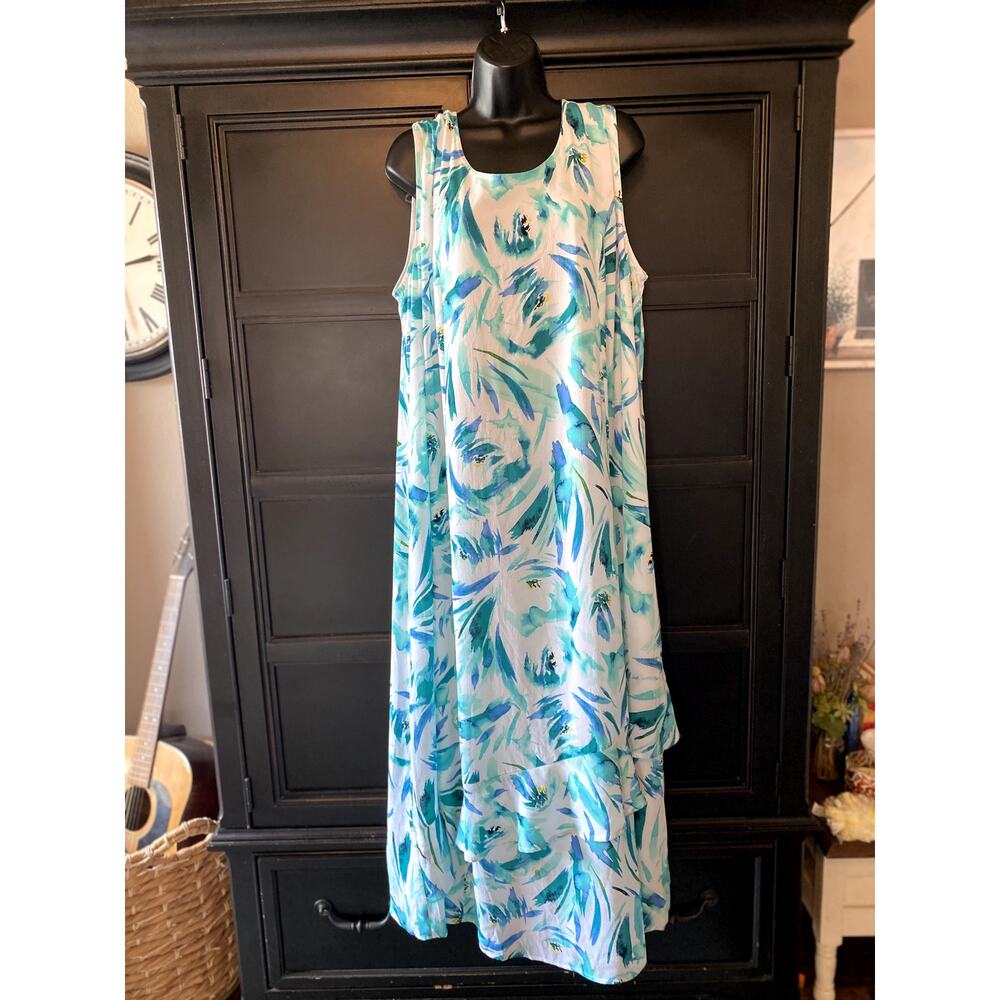 Catherines Black Label Floral Dress 18/20W 1X